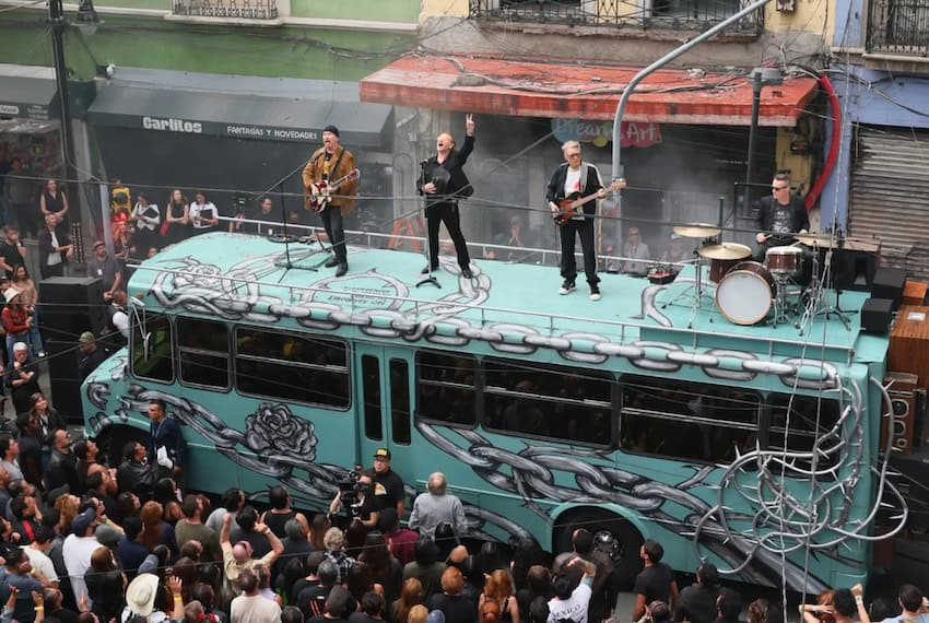 U2s Mexico City Takeover