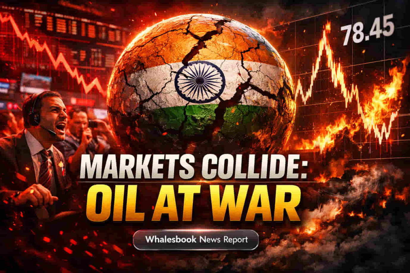 Oil Surges Near 120 Indian Markets in a Correction