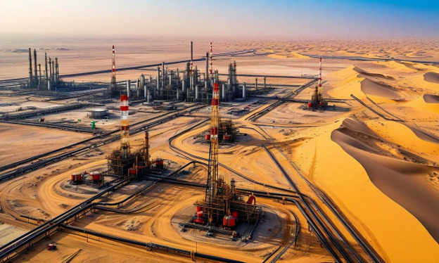 Saudi Arabia's Oil Output Falls to Lowest Level Since 1990, Sending Brent Crude Above 107