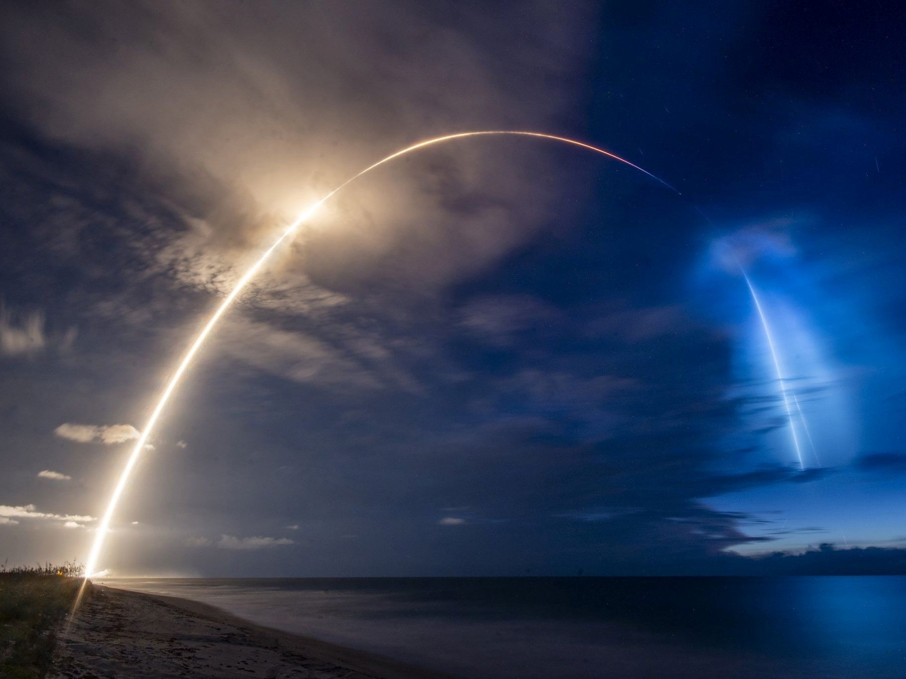 The 50th Milestone SpaceX Launches Massive Starlink Payload from Cape Canaveral